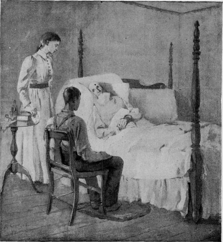 'WALL, ARMIDY, WALL, LUCAS, THE DOCTOR DON'T SEEM TO THINK I SHALL TUCKER IT OUT MUCH LONGER.'