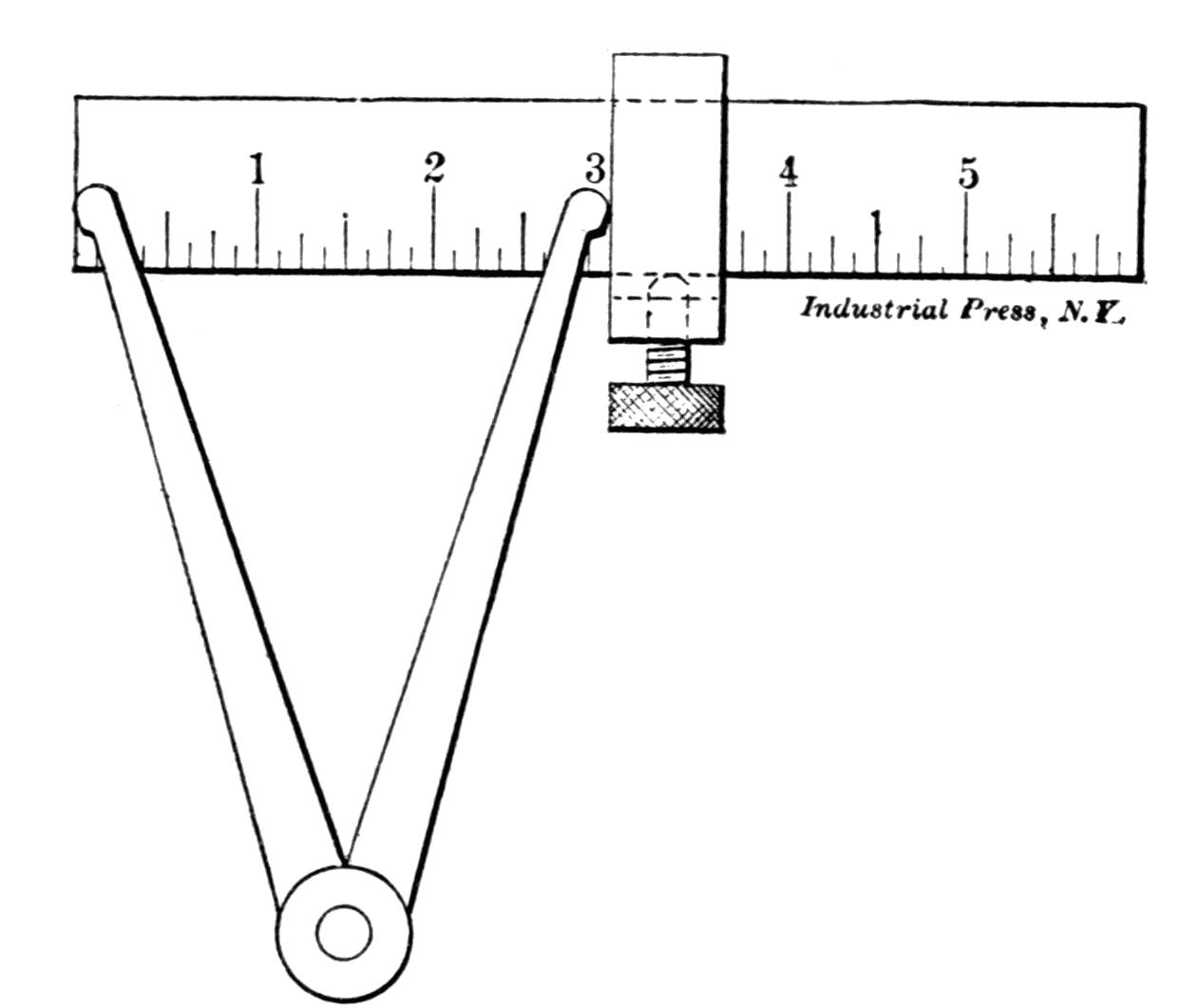 Fig. 13. Convenient Attachment for Machinist's Scale Fig. 13. Convenient Attachment for Machinist's Scale