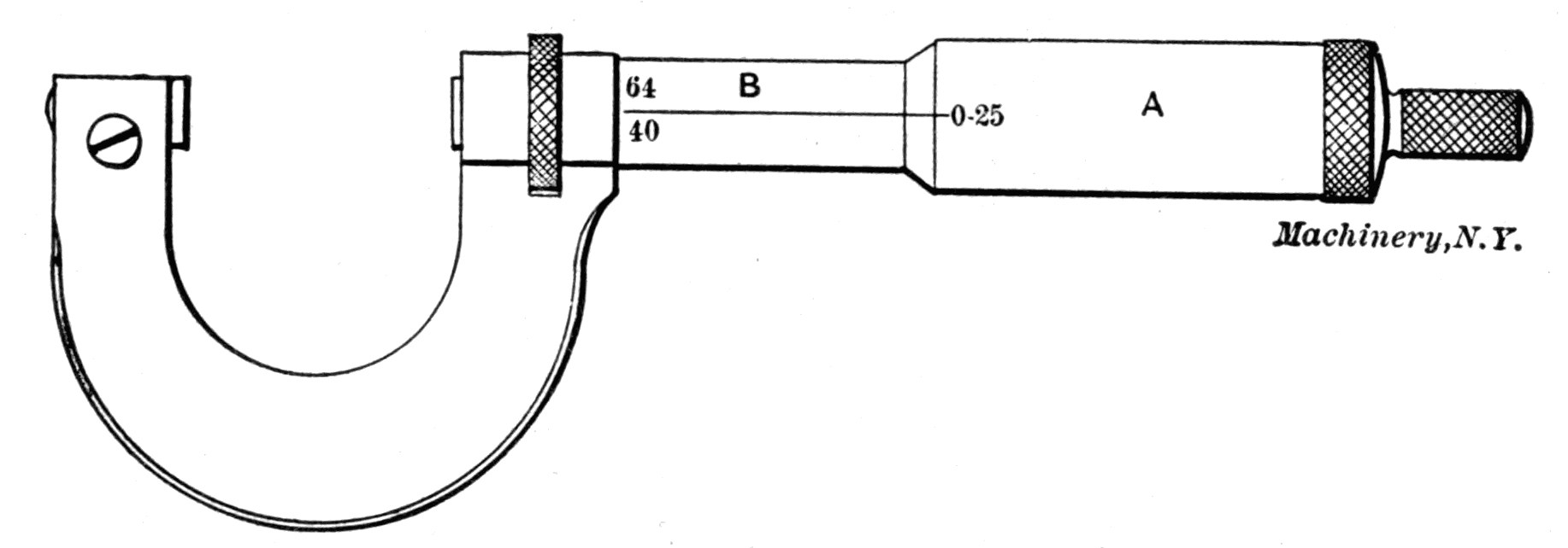 Fig. 39. Direct Fractional-reading Micrometer Fig. 39. Direct Fractional-reading Micrometer