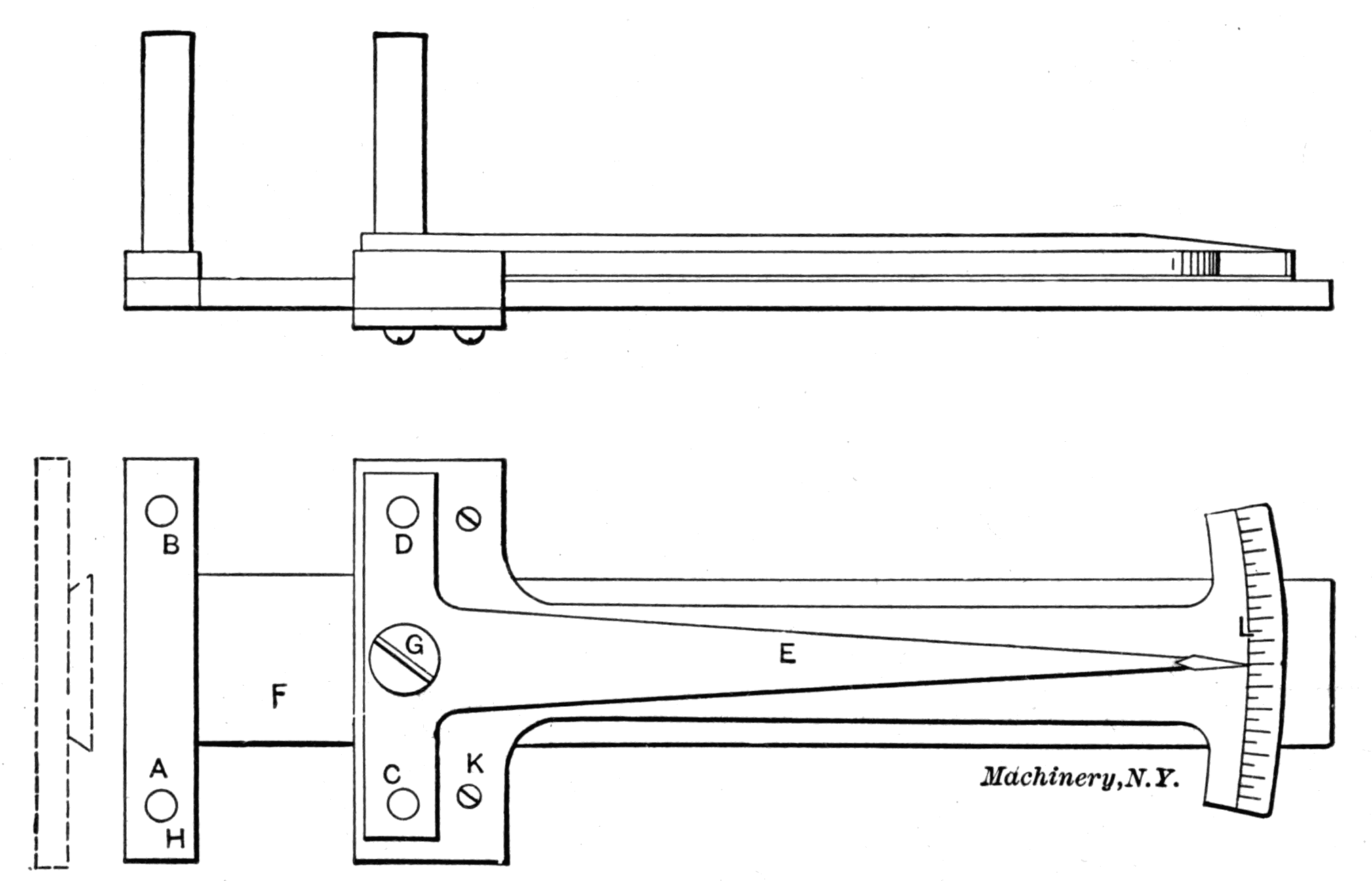 Fig. 45. Taper Measuring Tool Fig. 45. Taper Measuring Tool