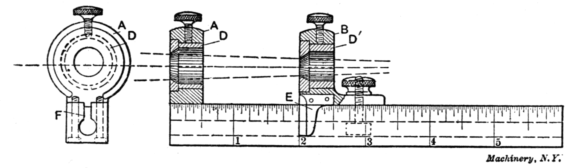 Fig. 47. Test Gage for Maintaining Standard Tapers Fig. 47. Test Gage for Maintaining Standard Tapers