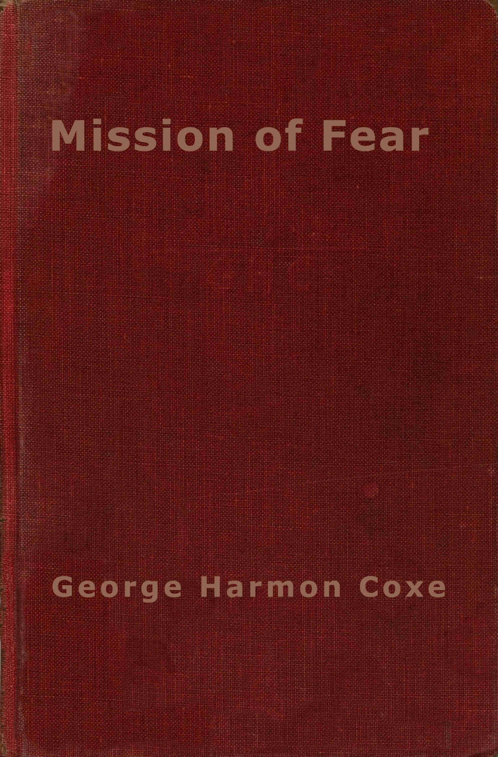 Original cover with title and author name added