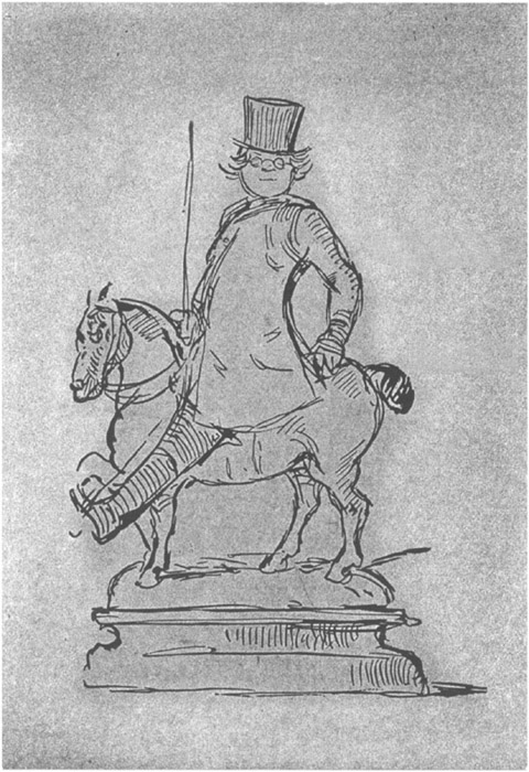 William Makepeace Thackeray A Caricature Drawn by Himself