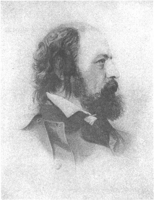 Alfred, Lord Tennyson After an Engraving by G.J. Stodart from a Photograph by J. Mayall