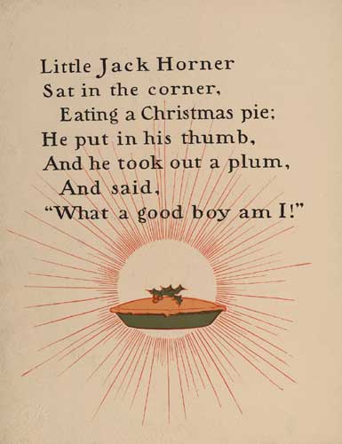 Little Jack Horner Little Jack Horner