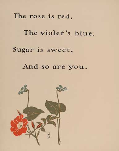 The rose is red The rose is red