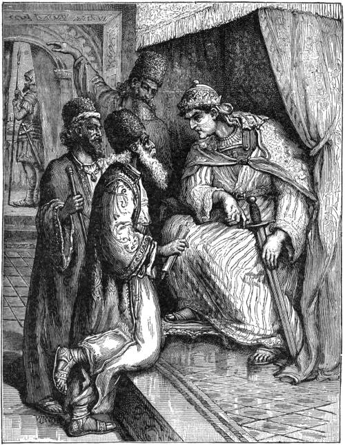 THE WISE MEN BEFORE THE KING.