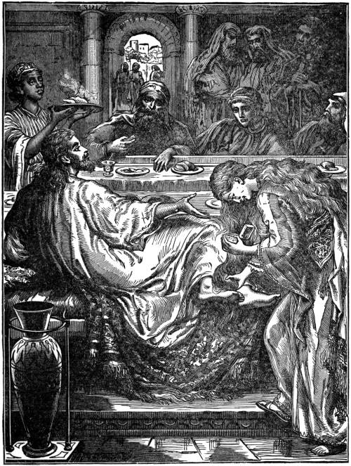 ANOINTING THE FEET OF JESUS.