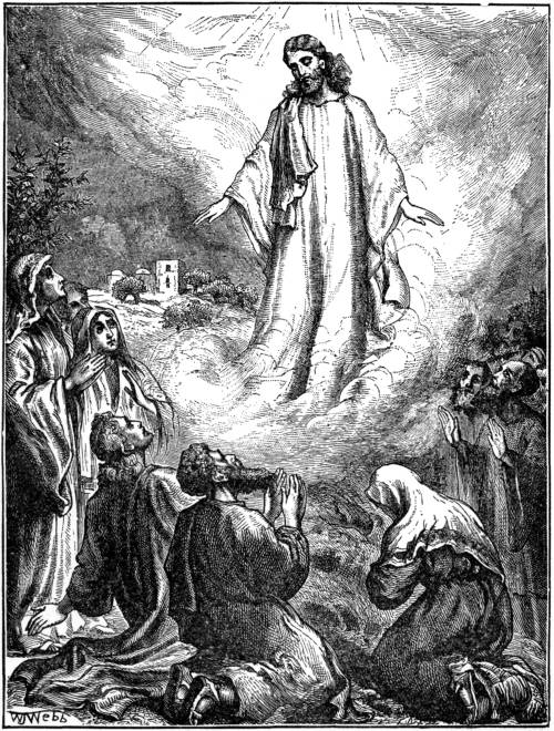 JESUS ASCENDING TO HEAVEN.