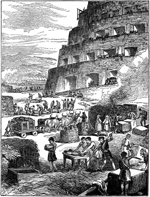 BUILDING THE TOWER OF BABEL.