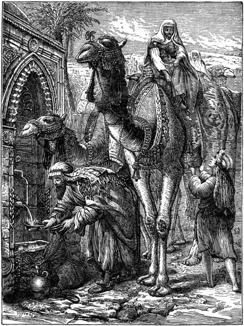REBEKAH JOURNEYING TO ISAAC.