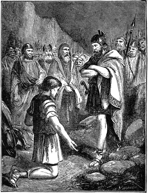 ACHAN CONFESSING HIS SIN.
