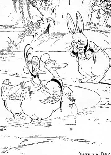Peter noticed those feet the first time he met Mr. and Mrs. Quack. Peter noticed those feet the first time he met Mr. and Mrs. Quack.