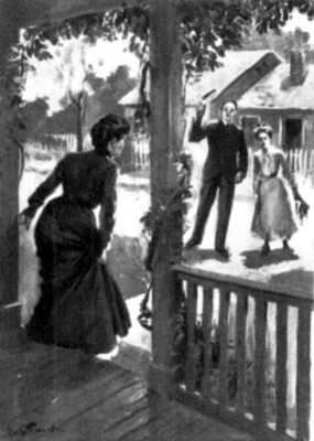 "THEY CROSSED OVER TO SPEAK TO HER." "THEY CROSSED OVER TO SPEAK TO HER."