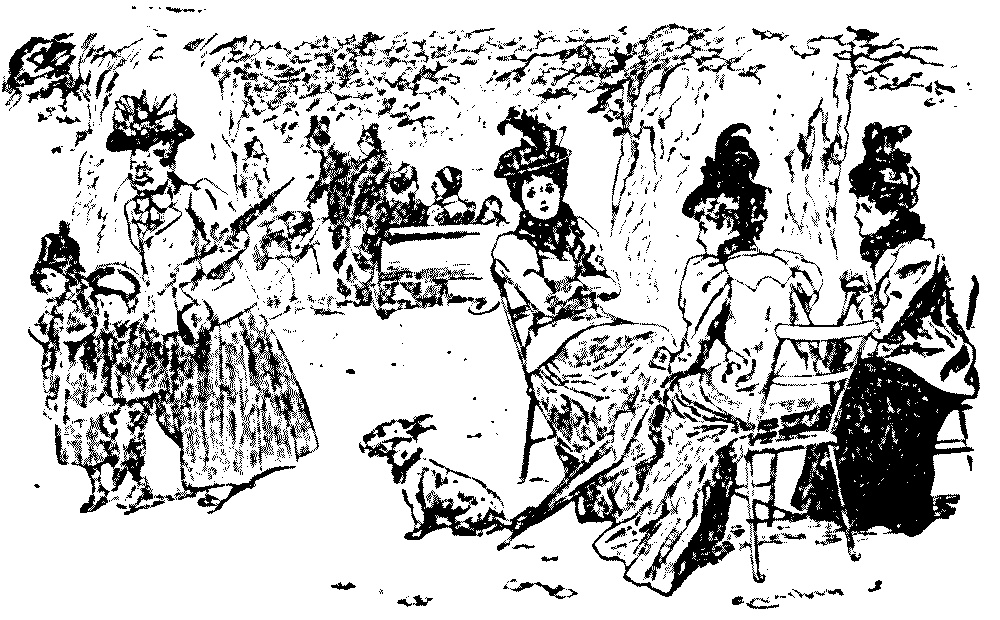 Ladies gossiping