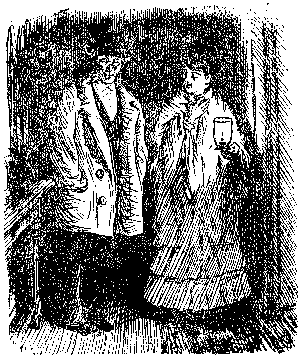 Man and woman talking