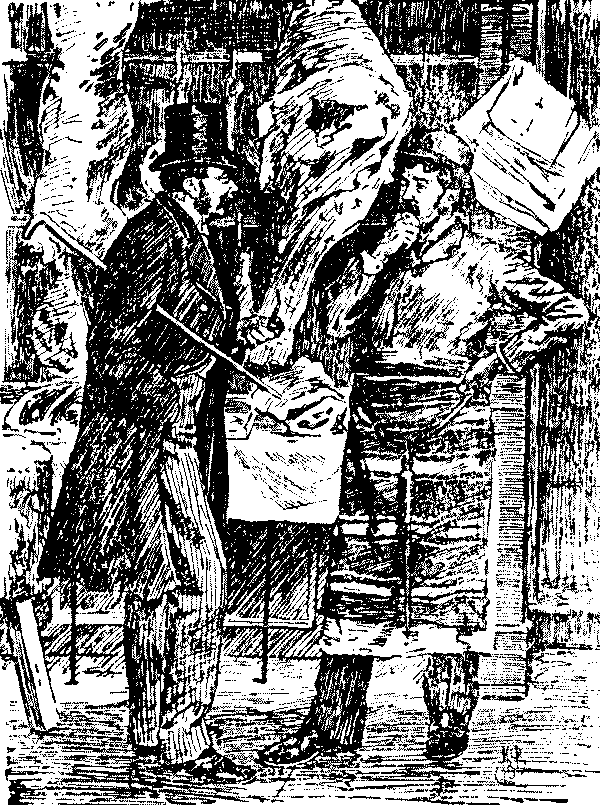 Man talking to his butcher