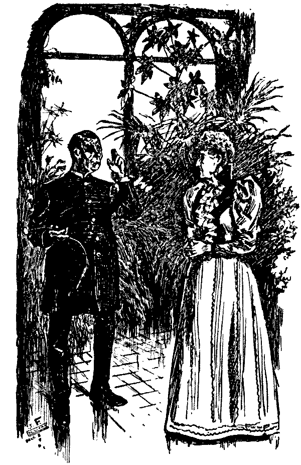 Lady  talking with coachman