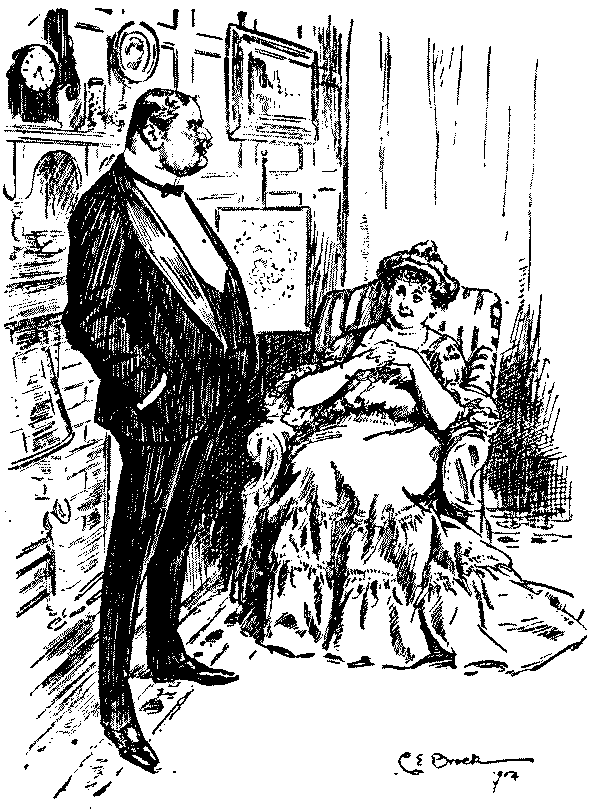 Man talking to wife