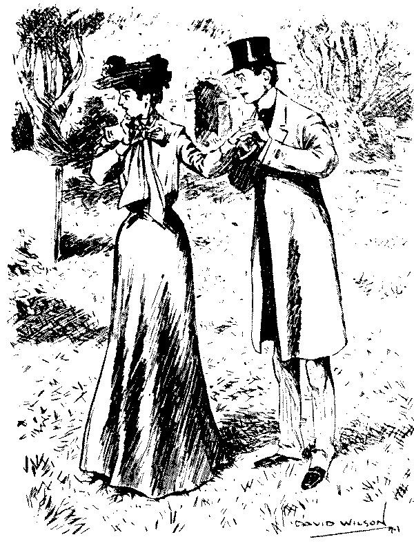 Couple talking.