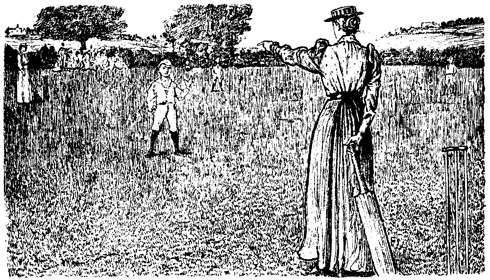 Lady addressing boy.