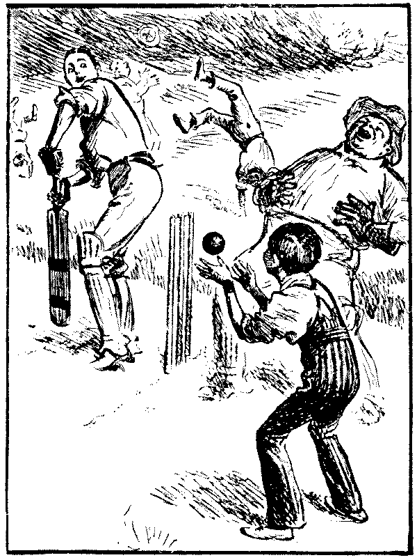 Batsman caught out by bowler.