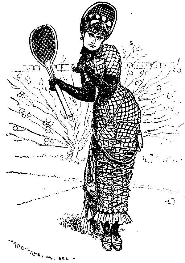 Mesh costume.