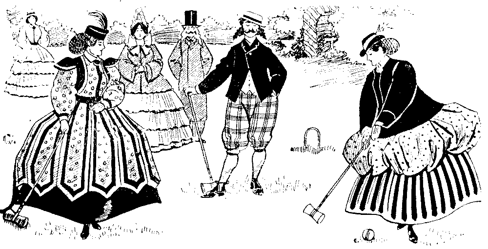 Women dressed  as in earlier era.
