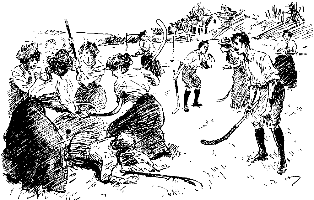 Rough game of hockey.