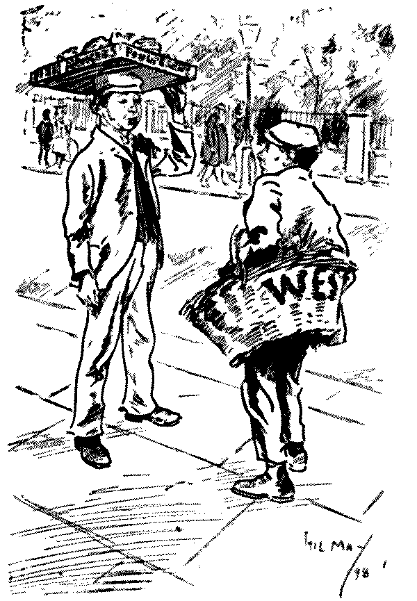 Two errand boys