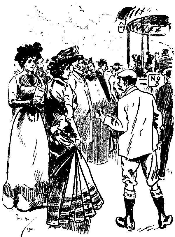 lady checking programme