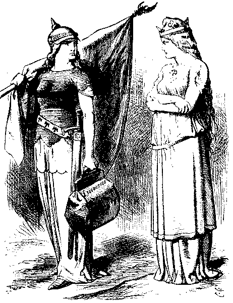 Two female figures