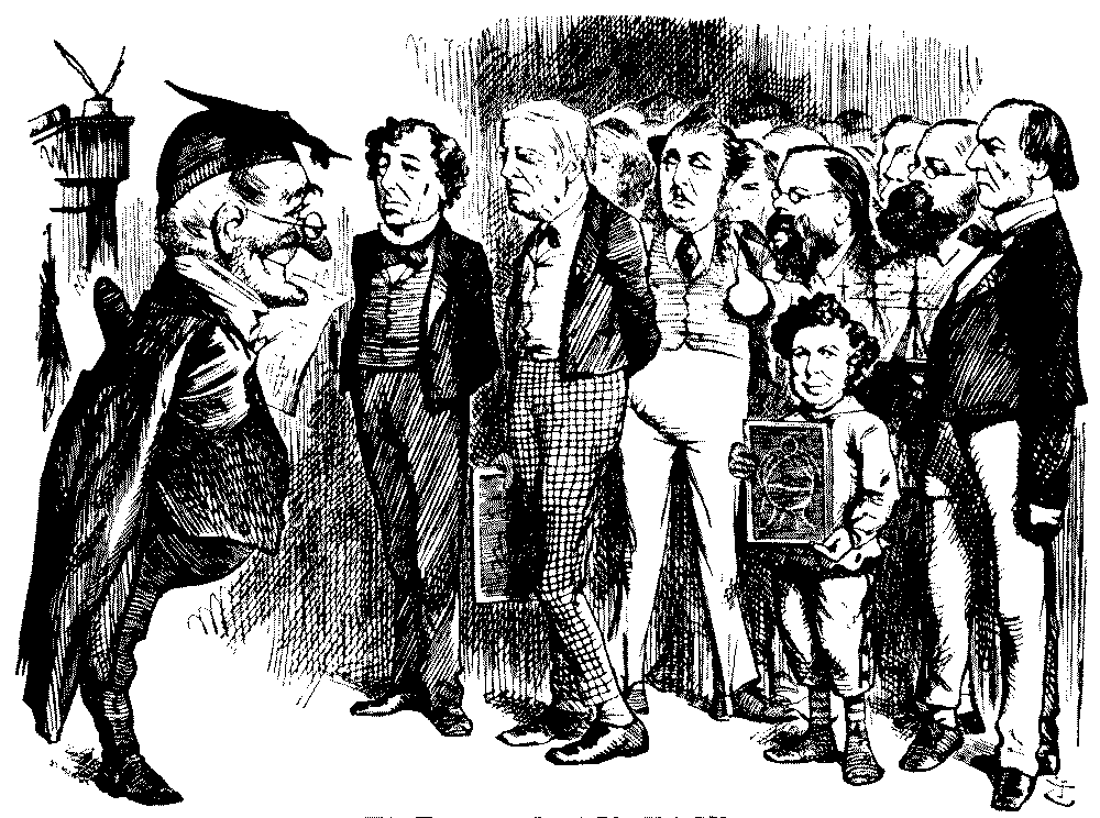 Mr Punch lecturing politicians