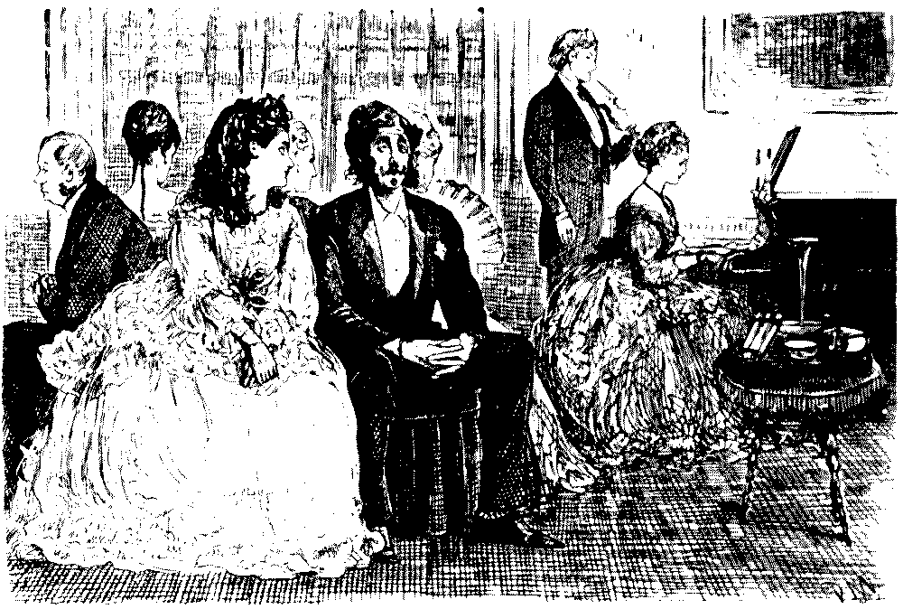 Couple listening to duet