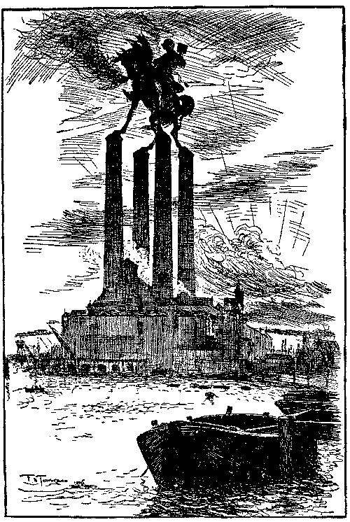 Smoking chimneys.