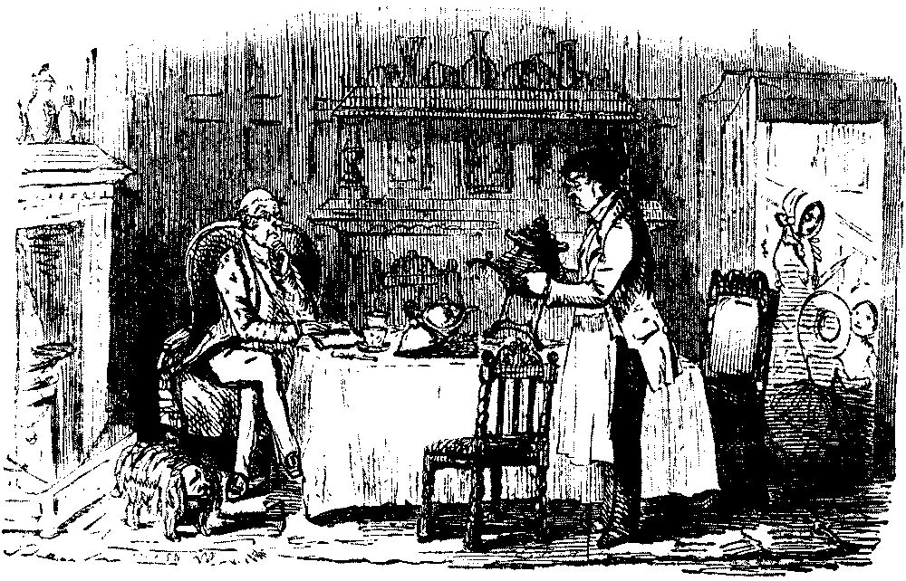 Servant speaking to his master.