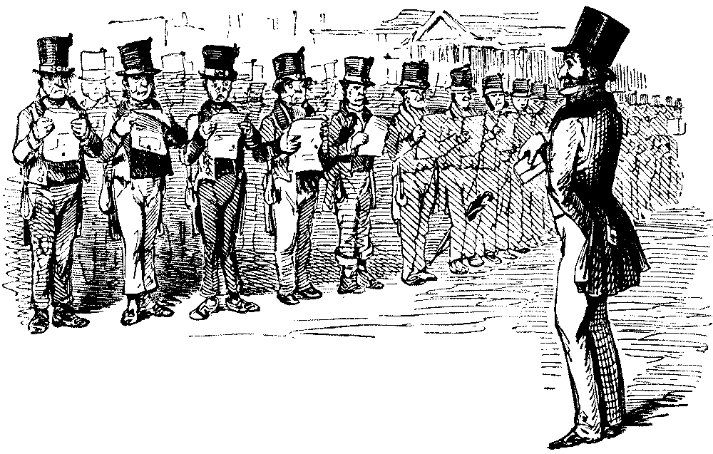 Postmen on parade.