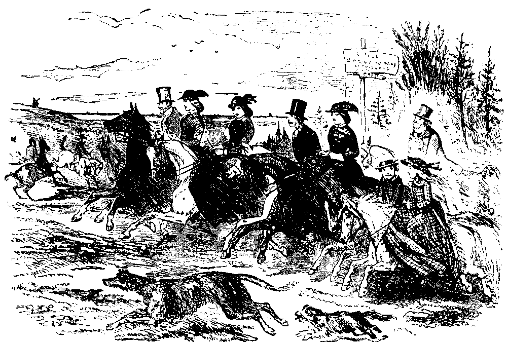 Hunting scene.