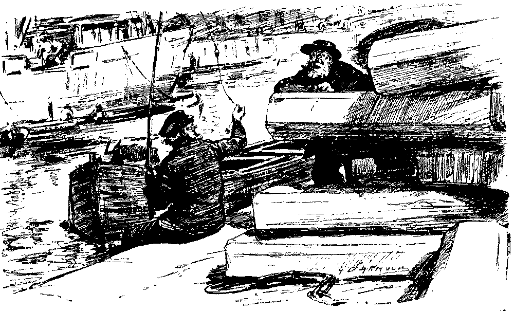 Elderly fishermen.