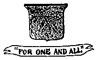 FOR ONE AND ALL FOR ONE AND ALL