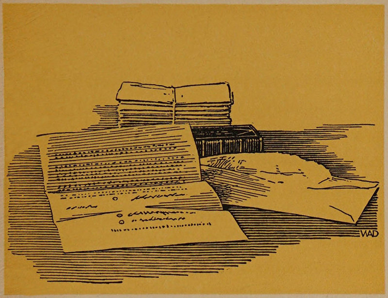 An open letter with an envelope beside it