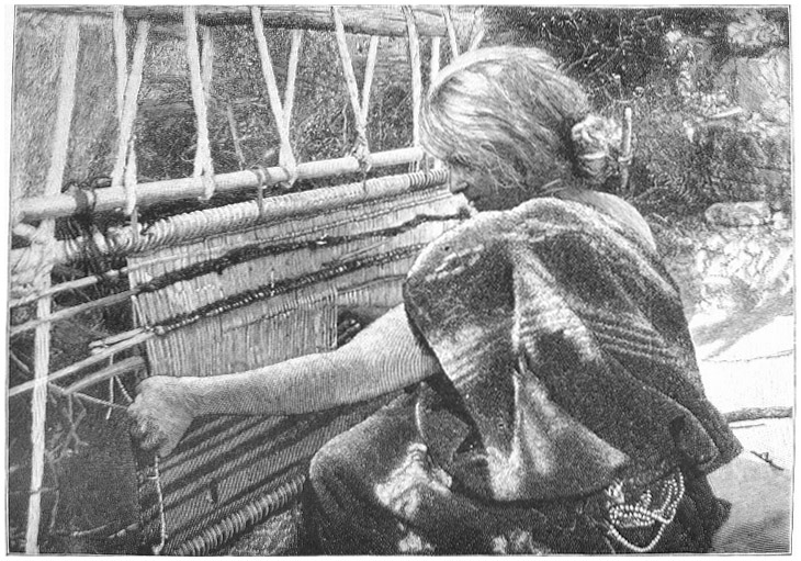 Weaving Of Diamond-shaped Diagonals