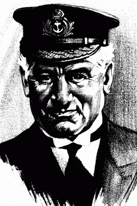 VICE ADMIRAL JOHN M. DE ROBECK—Commanding the Allied Fleet Operating Against the Dardanelles— (Photo © American Press Assn.)