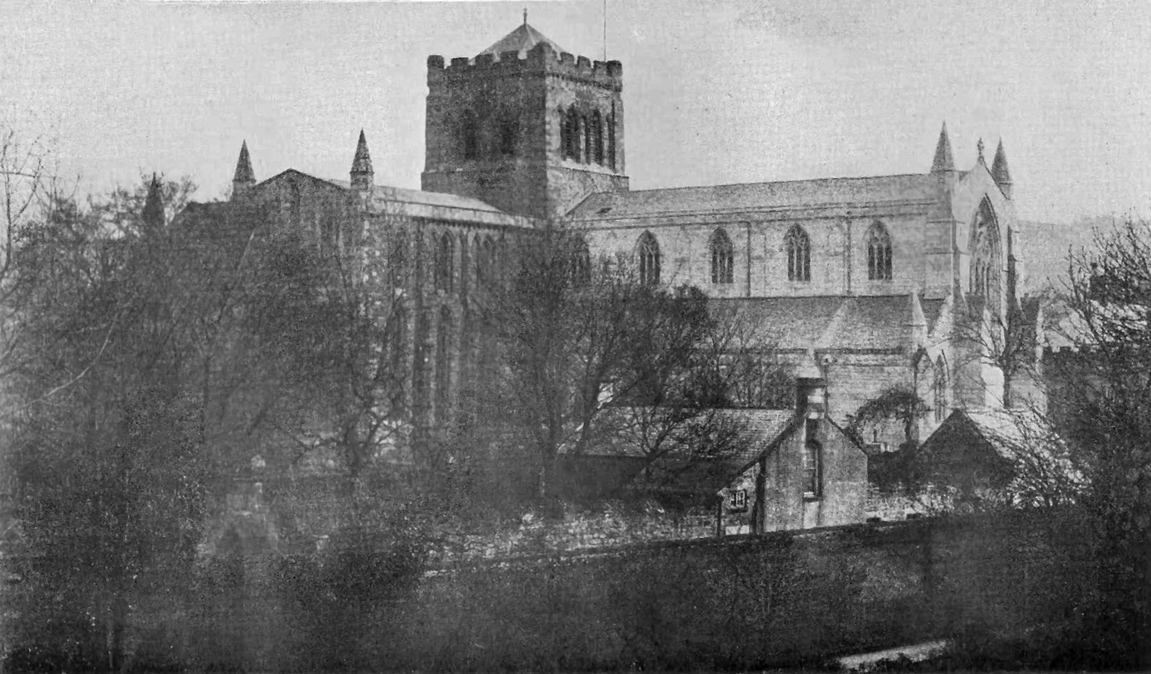 Illustration: Hexham Abbey from North West