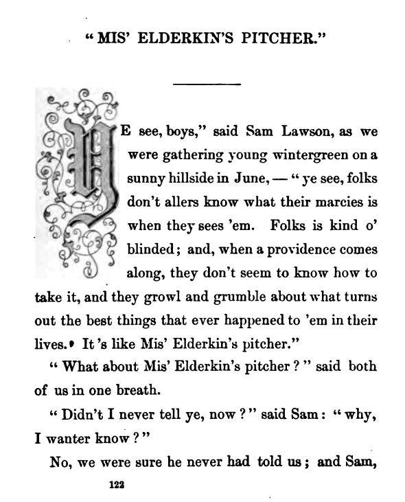 Mis' Elderkin's Pitcher, Page 122
