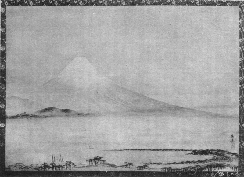 Fujiyama from Tago no Ura, by Yamamoto Baietsu. Plate VIII. Fujiyama from Tago no Ura, by Yamamoto Baietsu. Plate VIII.
