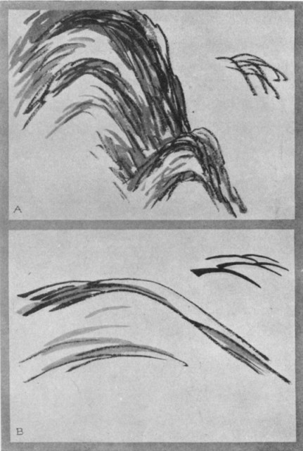 Scattered Hemp Leaves (a). Wrinkles on the Cow's Neck (b). Plate XXVI. Scattered Hemp Leaves (a). Wrinkles on the Cow's Neck (b). Plate XXVI.