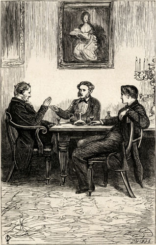 Over their Wine.