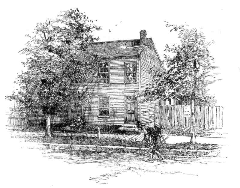 LINCOLN'S HOME AFTER HIS MARRIAGE LINCOLN'S HOME AFTER HIS MARRIAGE
