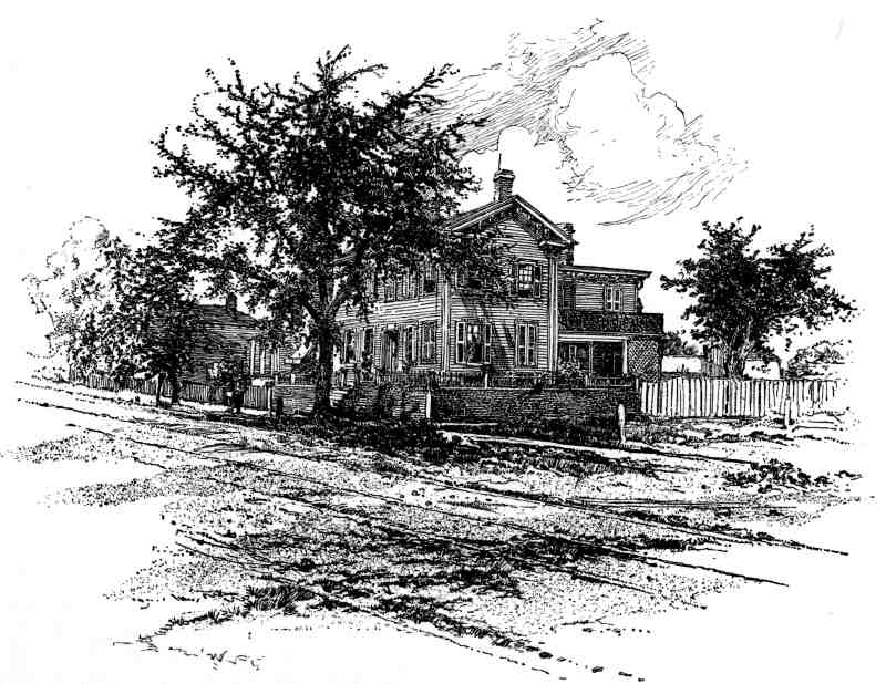 HOUSE IN WHICH LINCOLN LIVED WHEN HE WAS ELECTED PRESIDENT HOUSE IN WHICH LINCOLN LIVED WHEN HE WAS ELECTED PRESIDENT